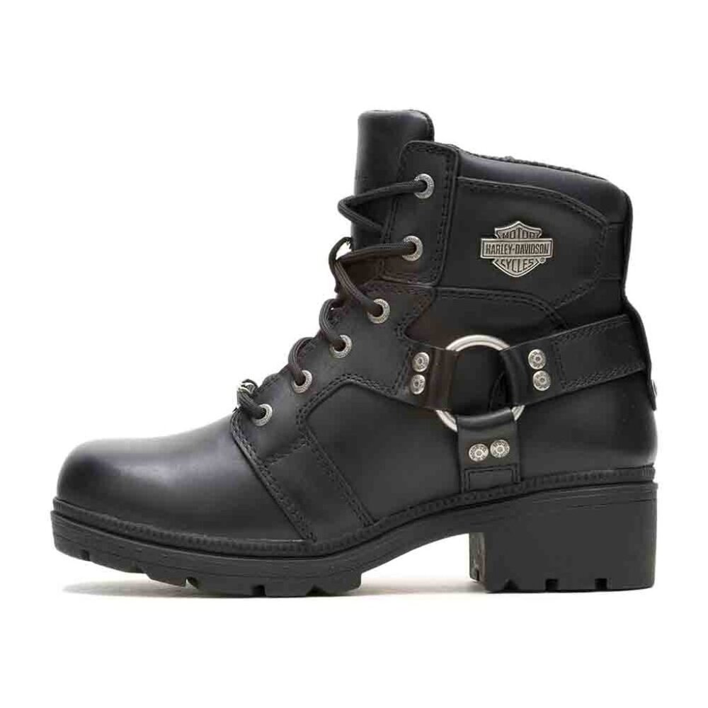 Harley-Davidson Footwear Women’s Jocelyn Boot D83775 – Black Leather Moto Style